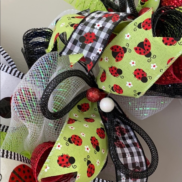 Ladybug wreath